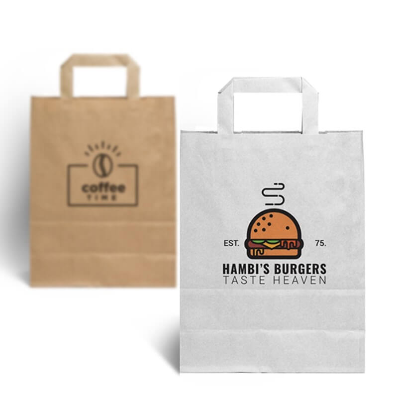 Printed Paper Carrier Bags | Free Delivery | Orders Over €99 | Rocaba ...