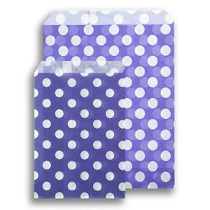 Purple Polka Dot Paper Bags