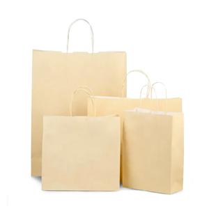 Ivory Premium Italian Paper Carrier Bags with Twisted Handles