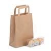 Premium Flat Handle Brown Paper Carrier Bags