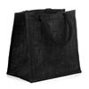 Black Jute Bags with Luxury Padded Handles