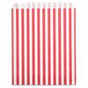 Red Candy Stripe Paper Bags