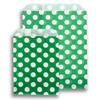 Green Polka Dot Paper Bags