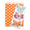 Orange Polka Dot Paper Bags