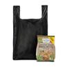 Recycled Black Vest Style Plastic Carrier Bags