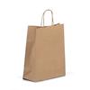 Value Brown Recycled (Unribbed) Paper Carrier Bags with Twisted Handles