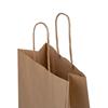 Value Brown Recycled (Unribbed) Paper Carrier Bags with Twisted Handles