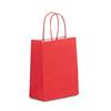 Cherry Red Premium Italian Paper Carrier Bags with Twisted Handles