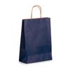 Dark Blue Paper Carrier Bags with Twisted Handles