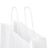 White Premium Italian Paper Carrier Bags with Twisted Handles