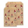 Smiling Santa Brown Christmas Counter Bags