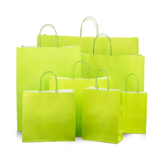 Green Paper Bags