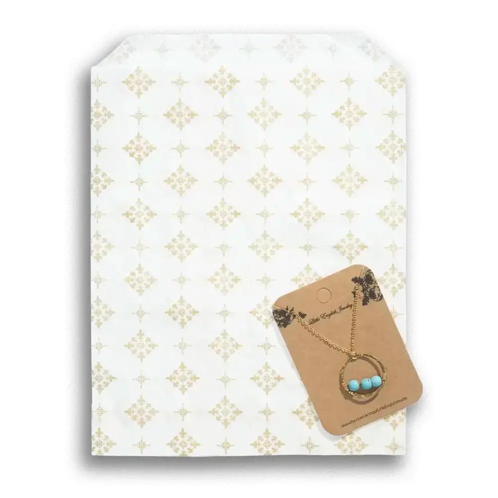 Gold Star Design Paper Bags