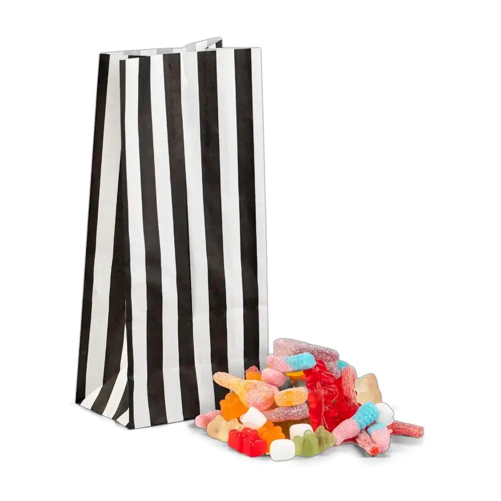 Black Stripe Pick n Mix Paper Bags