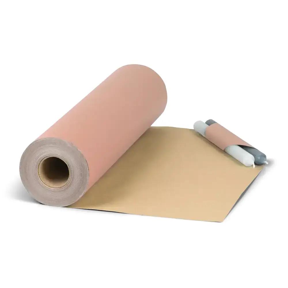 Baby Pink Kraft Roll Wrapping Paper - 500mm x 120m