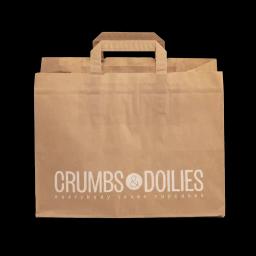 Printed Patisserie Paper Carrier Bags