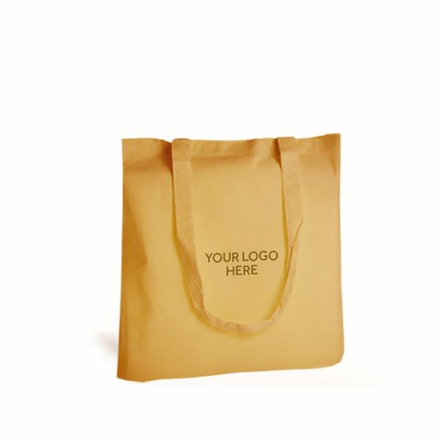 Personalised Yellow Cotton Shopping Bags