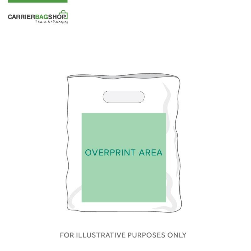 Frosted Printed Varigauge Plastic Carrier Bags