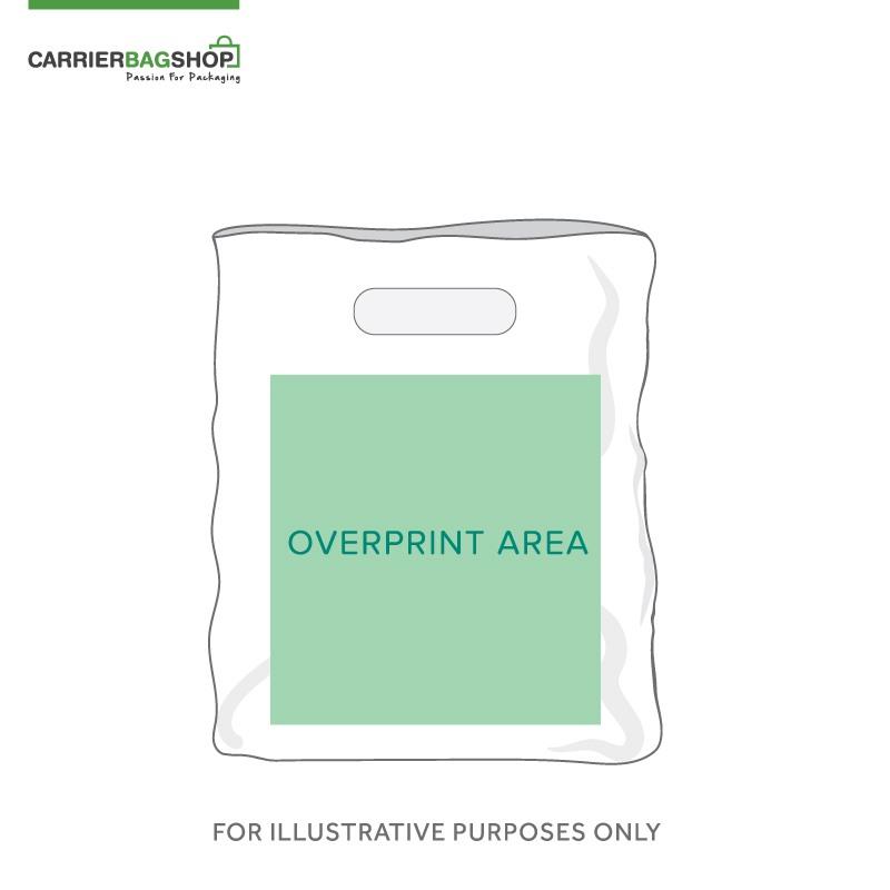 Clear Printed Varigauge Plastic Carrier Bags