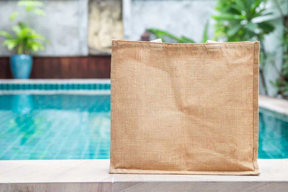 are jute bags waterproof