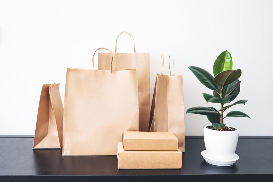 Brown Paper Bags - Eco Friendly Packaging 